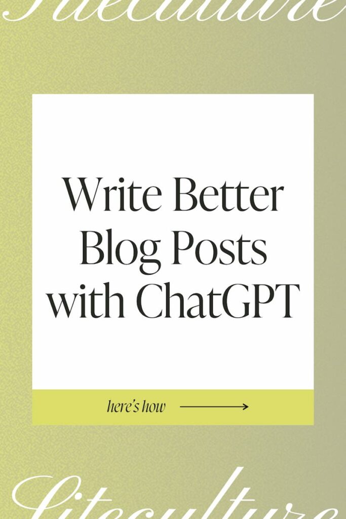 chat gpt prompts for blogging