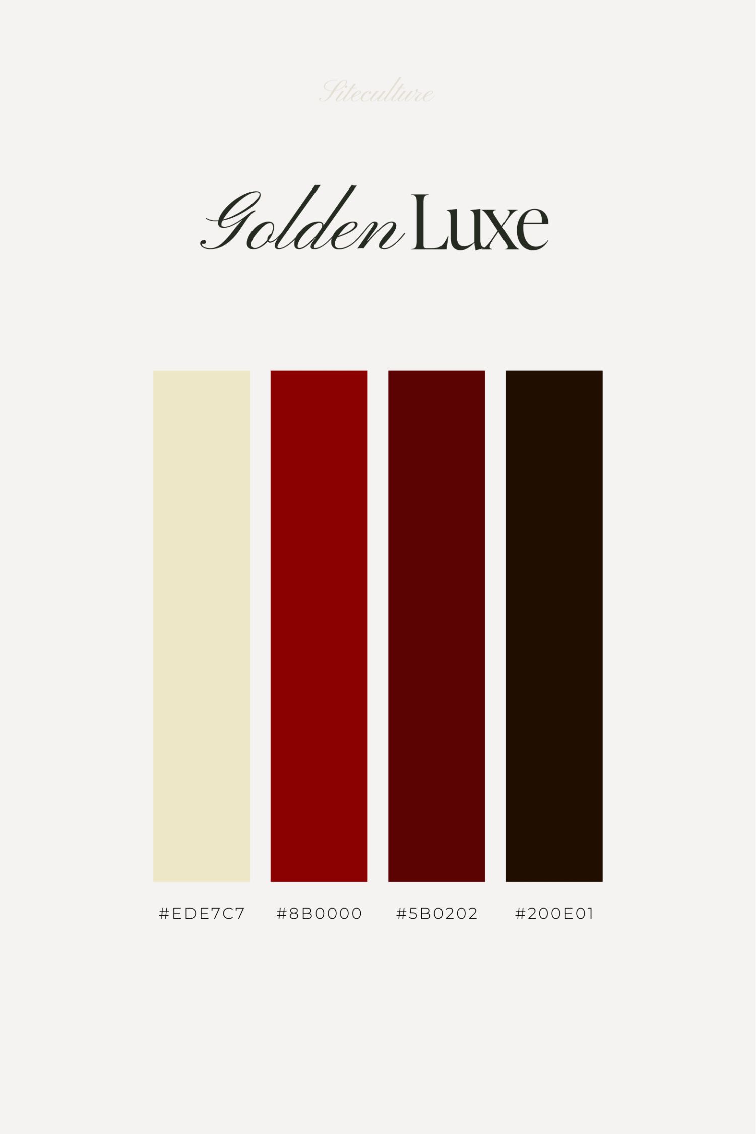 Luxury Brand Color Palette