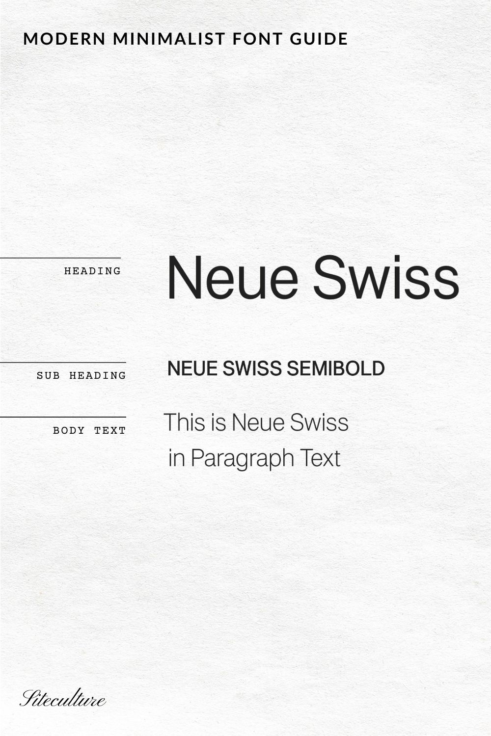 Neue Swiss Jen Wagner Font | Modern Minimalist Font