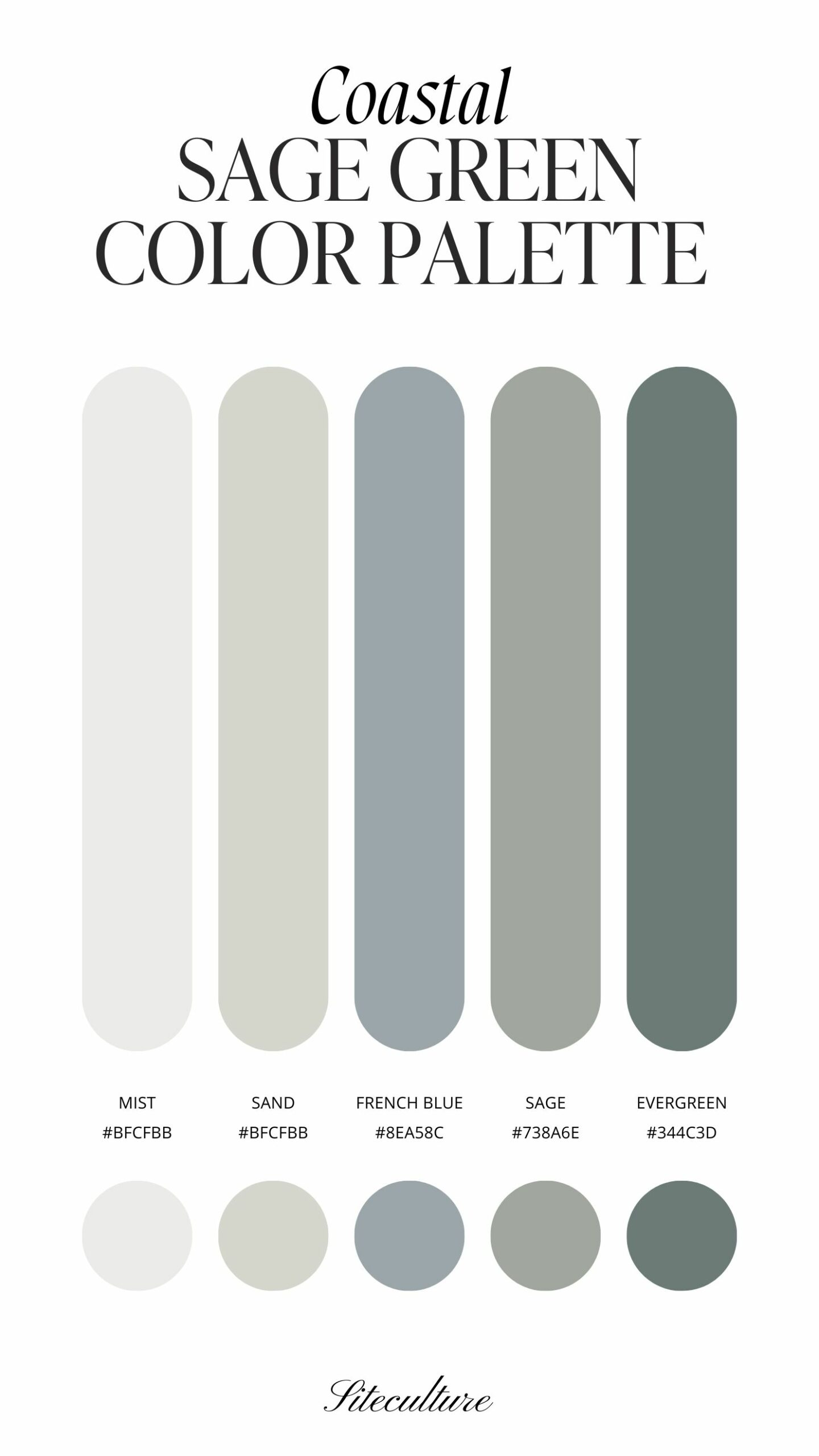 5 Gorgeous Sage Green Color Palettes You Need to See - Siteculture