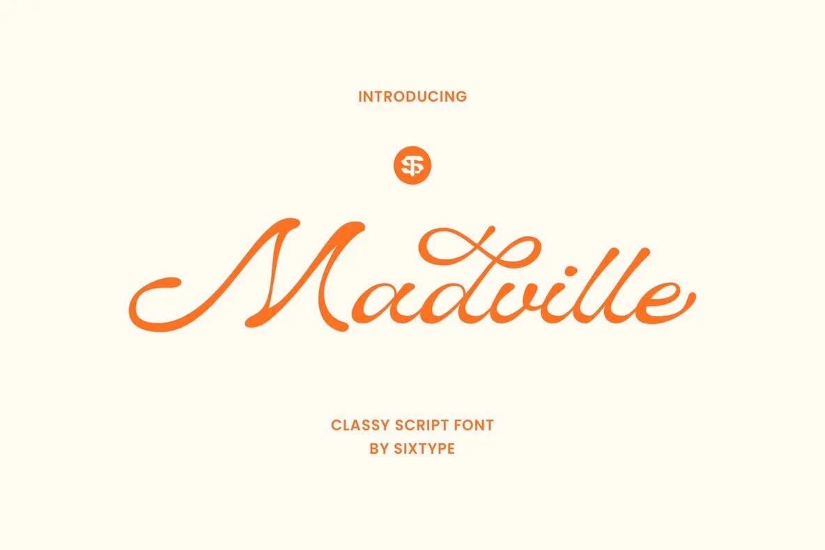 Madville Font is a preppy script font